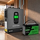 1,8 кВт Комплект резервного живлення Інвертор Datouboss + акумулятор 12V/100Ah для будинку, квартири